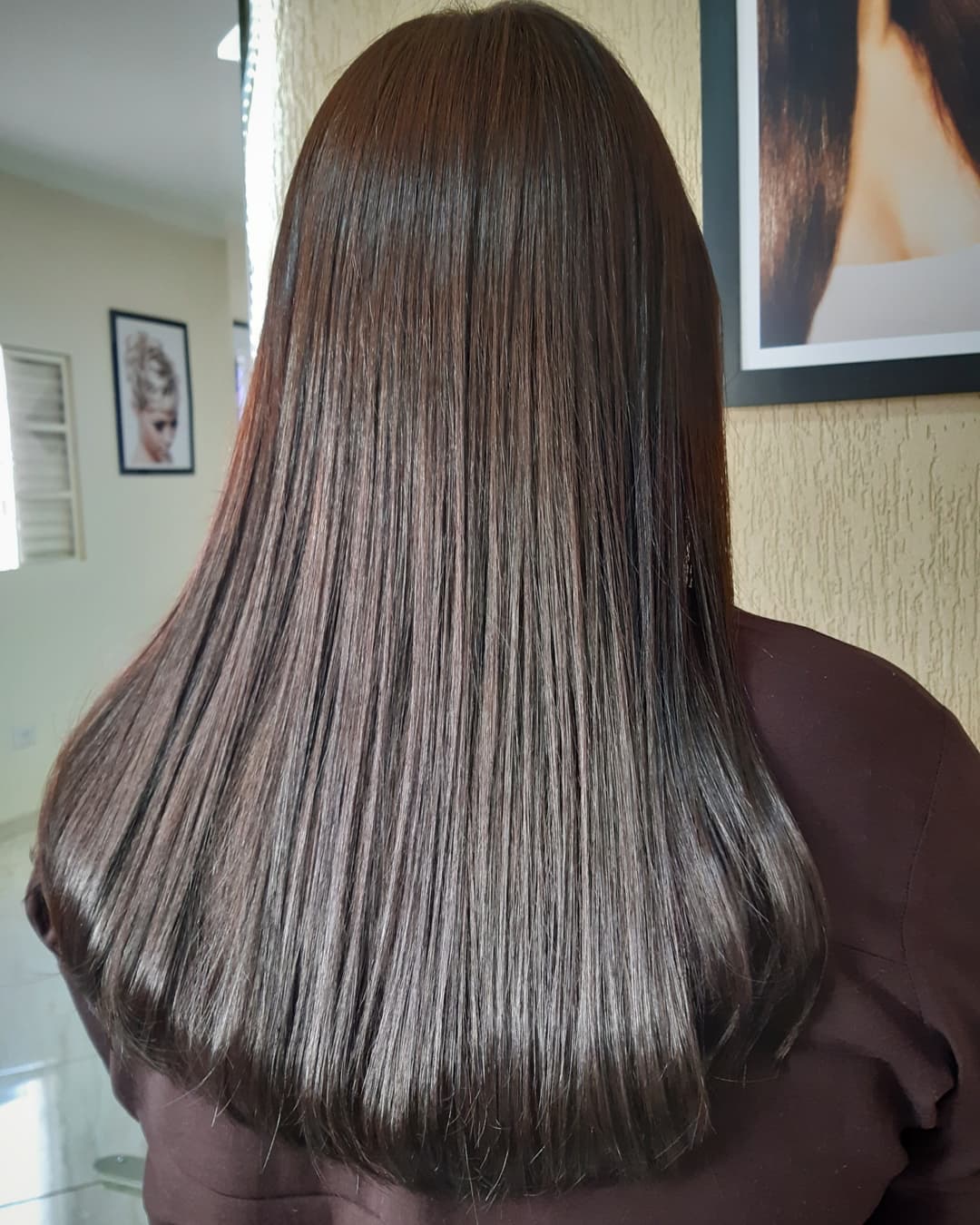 corte em U cacheado