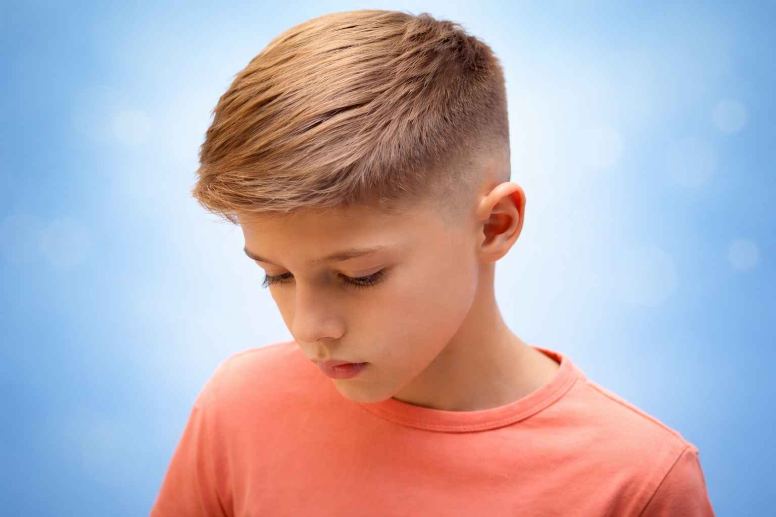 corte infantil com franja