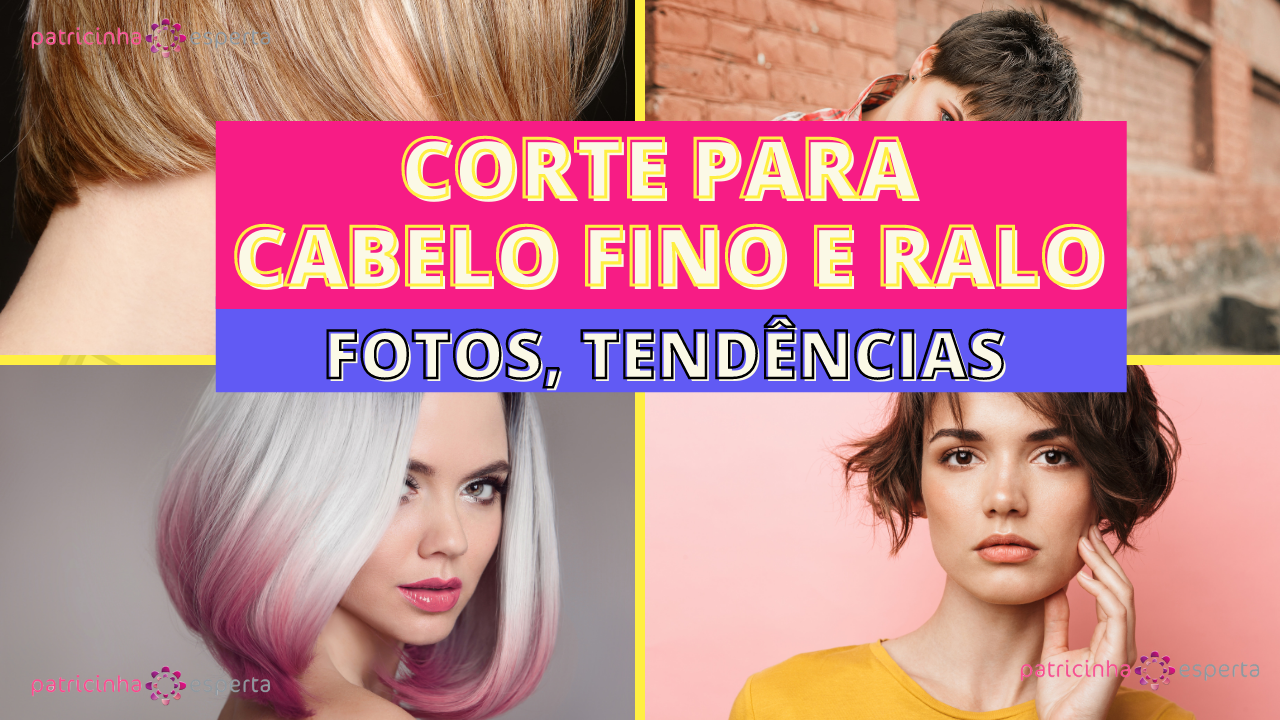corte bob para cabelo ralo