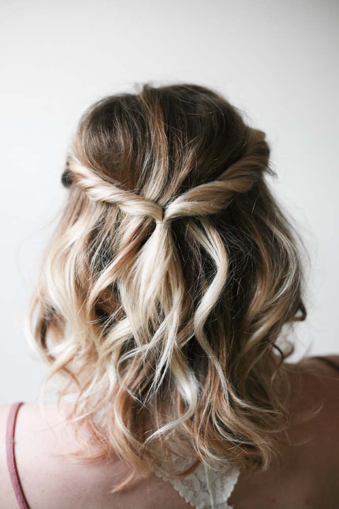 ideias de penteado médio feminino