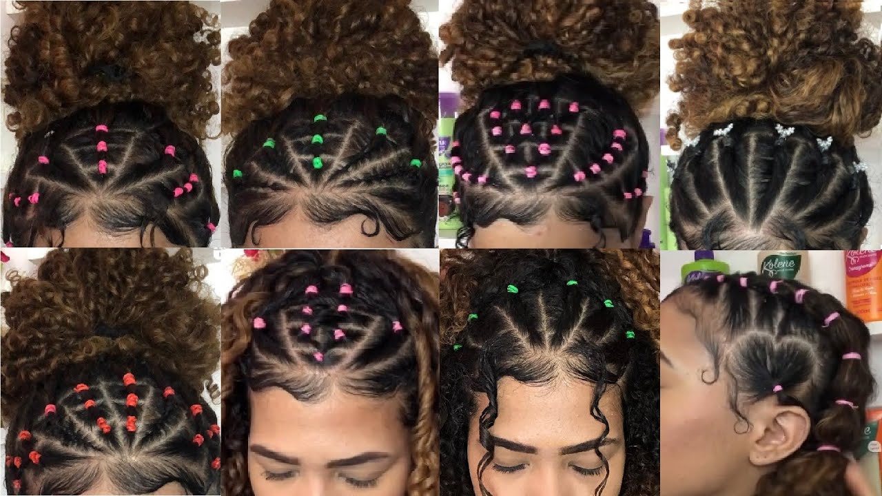 penteado com liguinha
