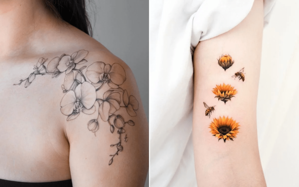 tatuagem no cotovelo e antebraço