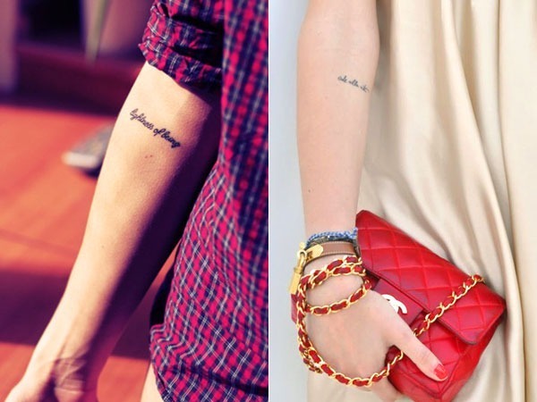 flor no cotovelo tatuagem